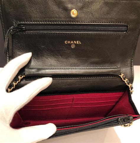 chanel vintage turnlock wallet on chain